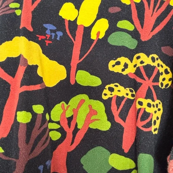 Nooworks Puff Sleeve, Tree Print - Picture 5 of 5